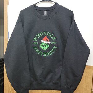 Whoville University Crewneck Sweatshirt New 2024 Design
